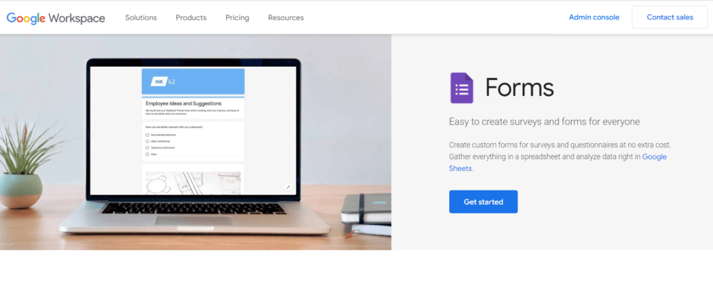 Google Forms Dashboard